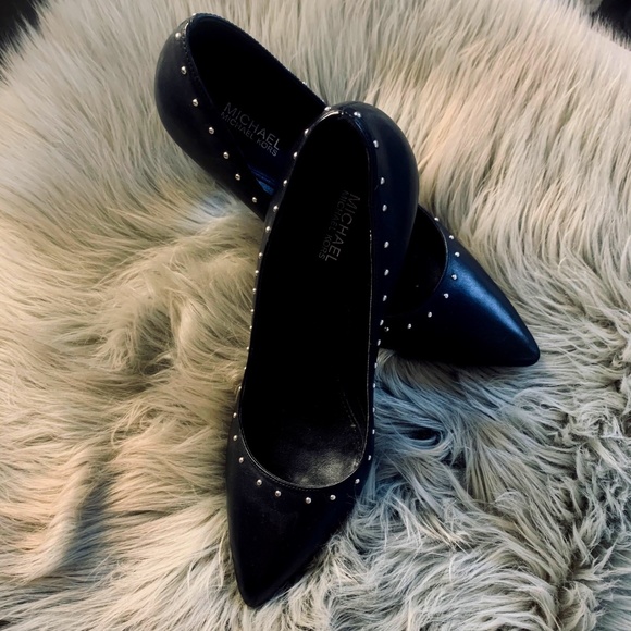 Black "studded" pumps / heels - by Michael Kors